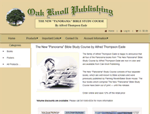 Tablet Screenshot of oakknollpublishing.com